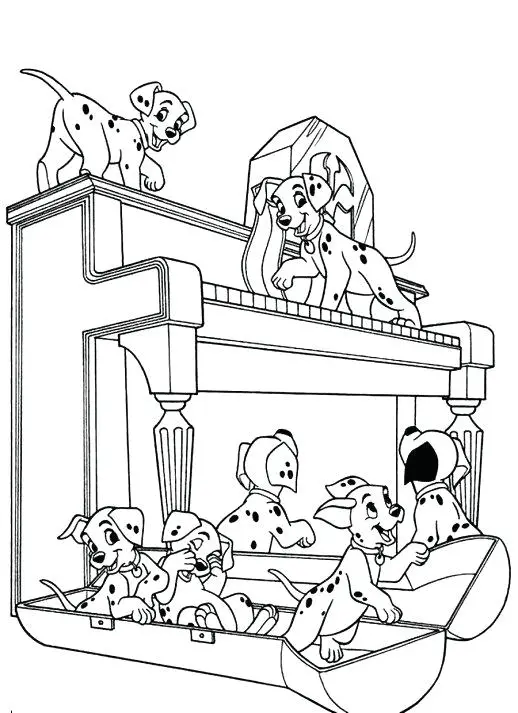 101 Dalmatians Coloring Pages