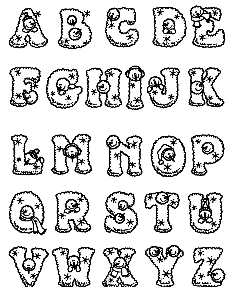 ABC Coloring Pages 46