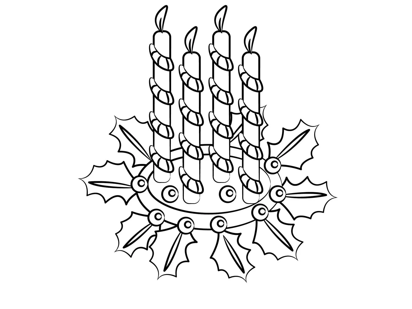 Advent Coloring Pages 1