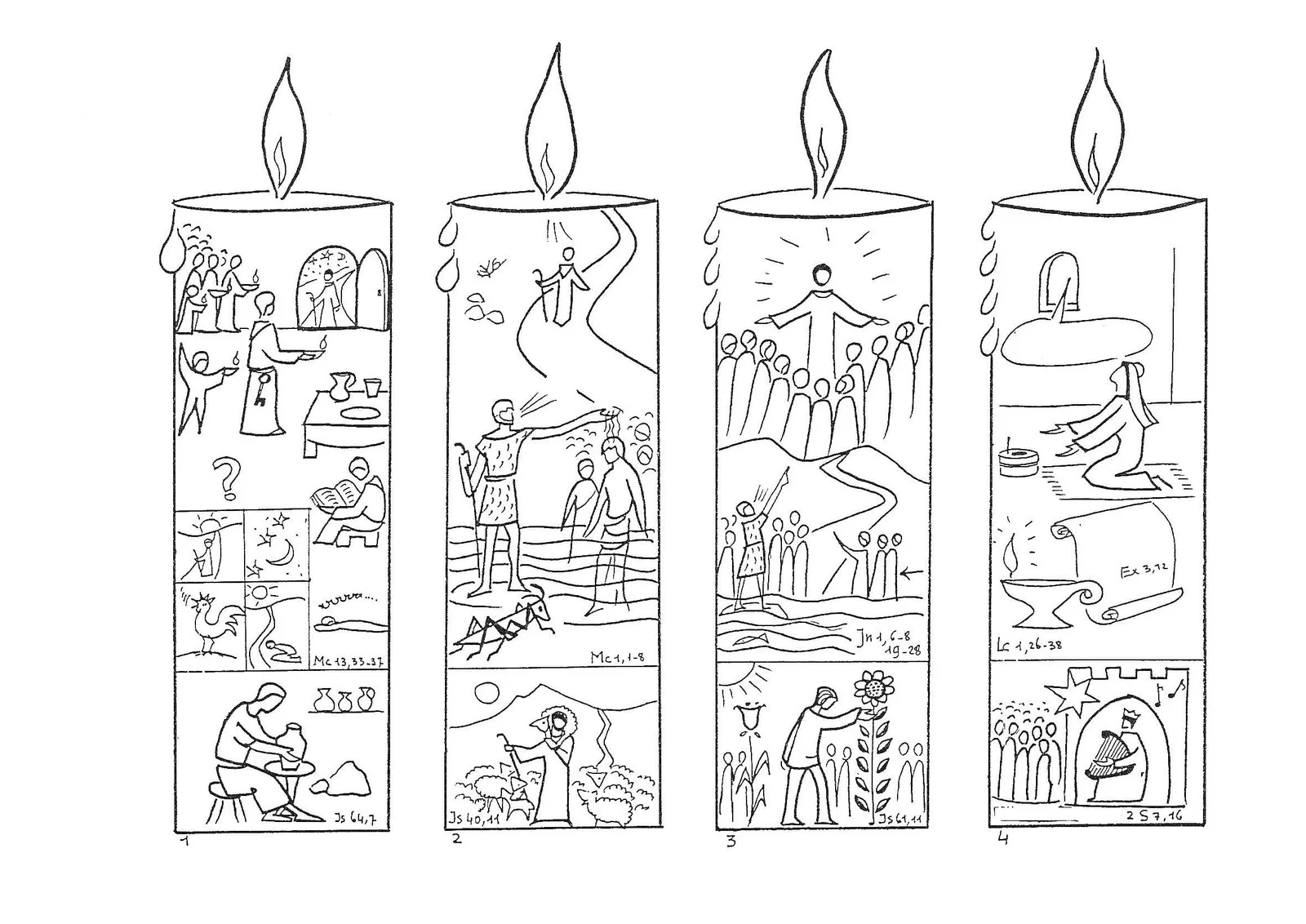 Advent Coloring Pages 38