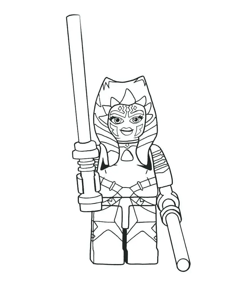 Ahsoka Para Colorear 6