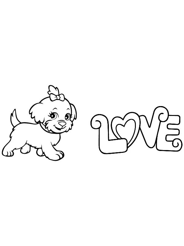 Desenhos de Animais Dos Namorados Para Colorir 10