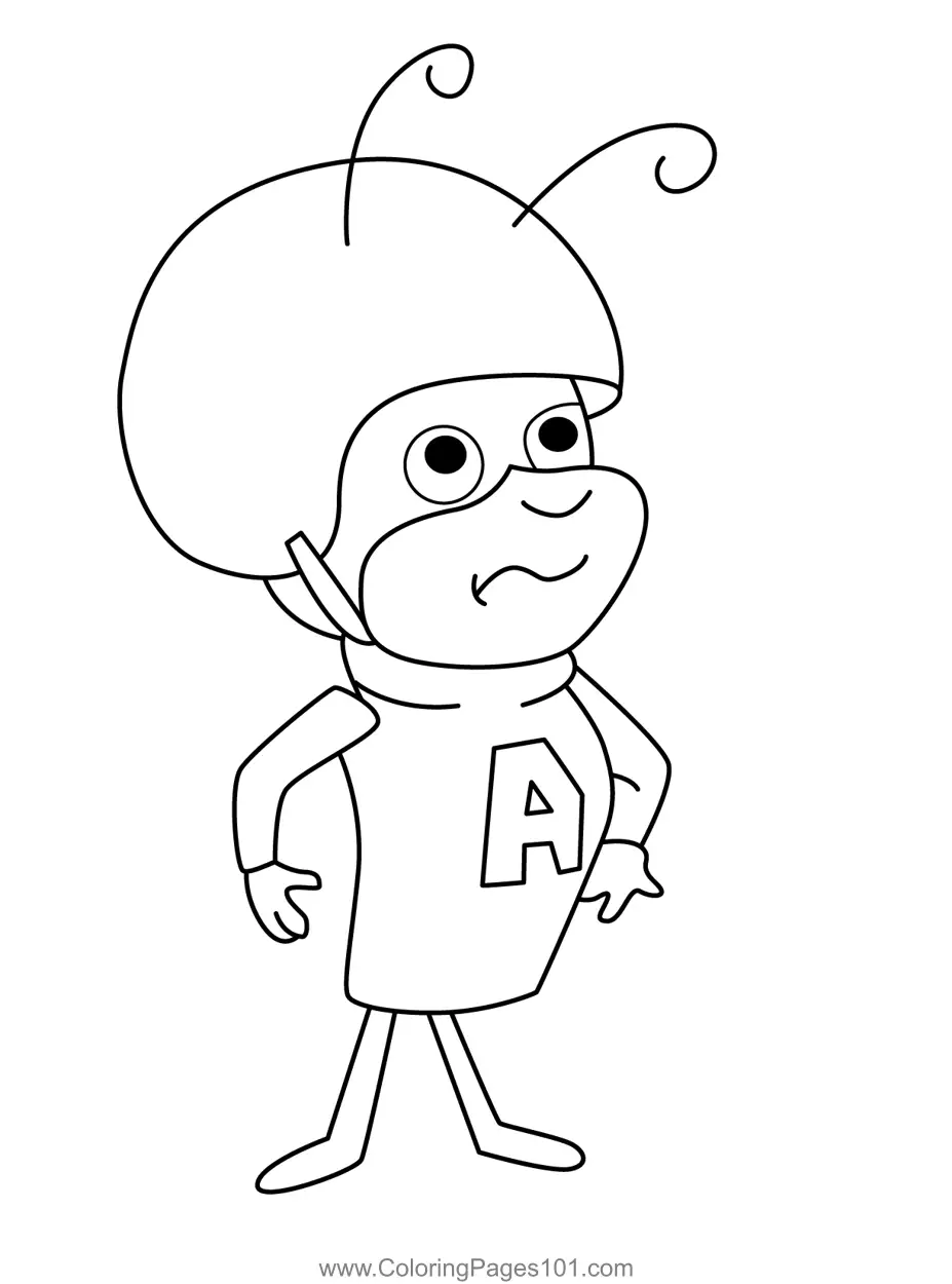 Atom Ant Ausmalbilder 2