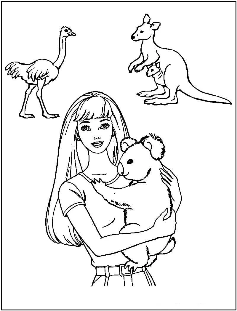 Desenhos de Australia Para Colorir 19