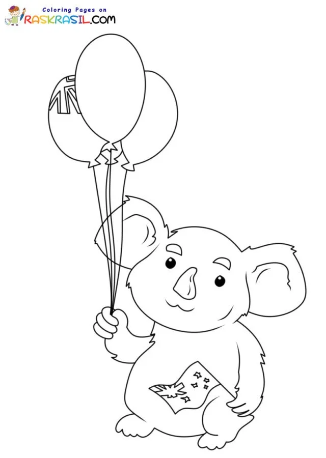 Desenhos de Australia Para Colorir 28