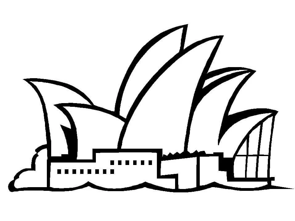 Desenhos de Australia Para Colorir 43