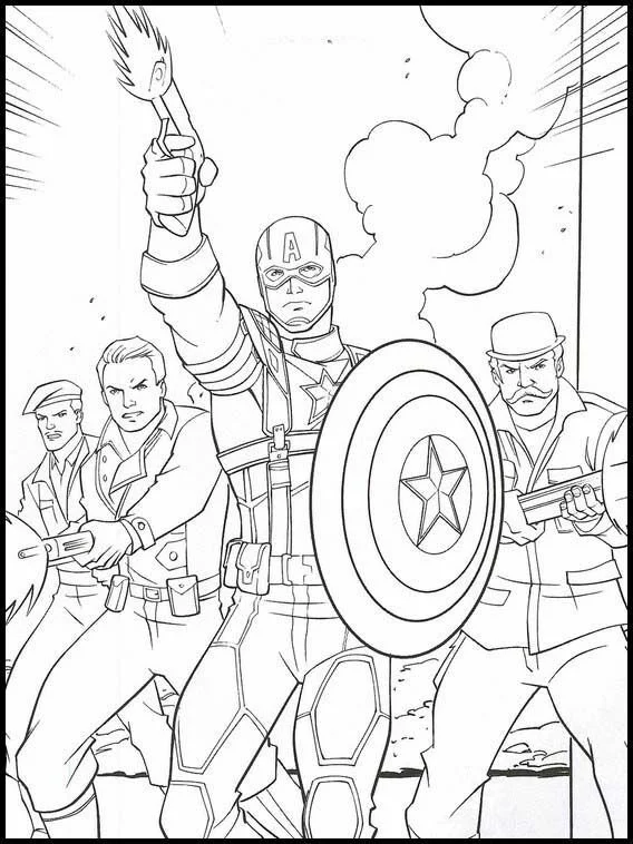 Desenhos de Os Vingadores Para Colorir 6