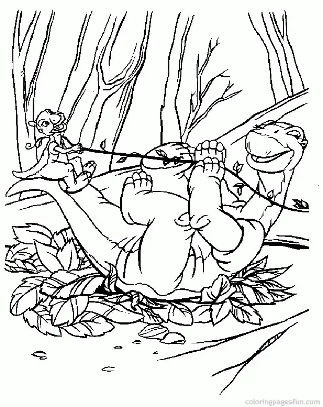 Baby Dinosaur Coloring Pages