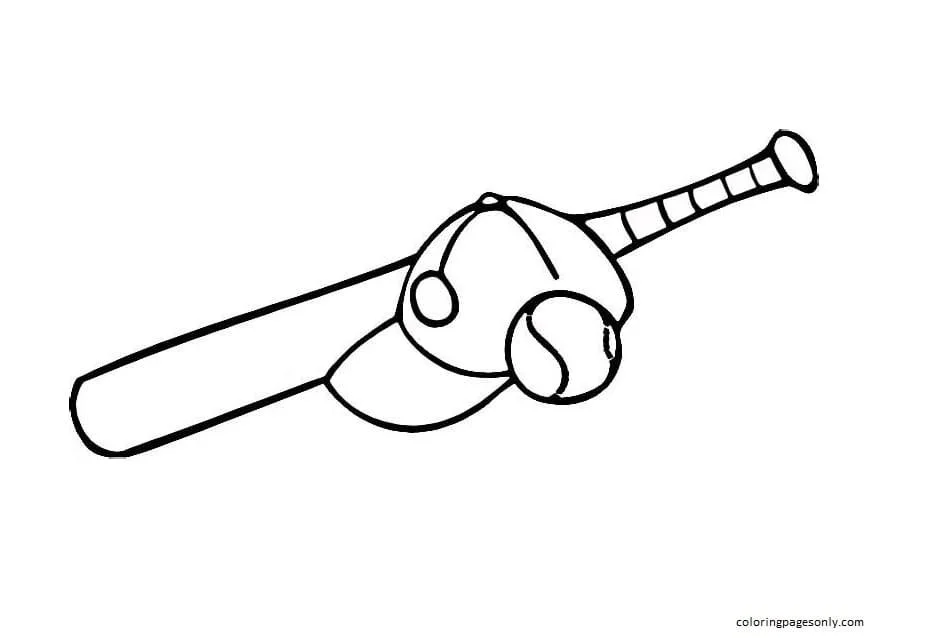 Desenhos de Basebol Para Colorir 34