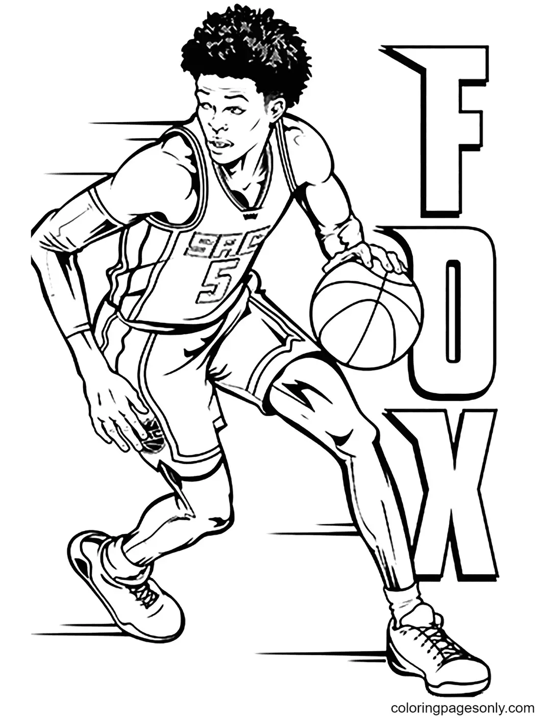 Ausmalbilder Basketball 20