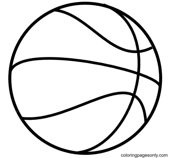 Ausmalbilder Basketball 24