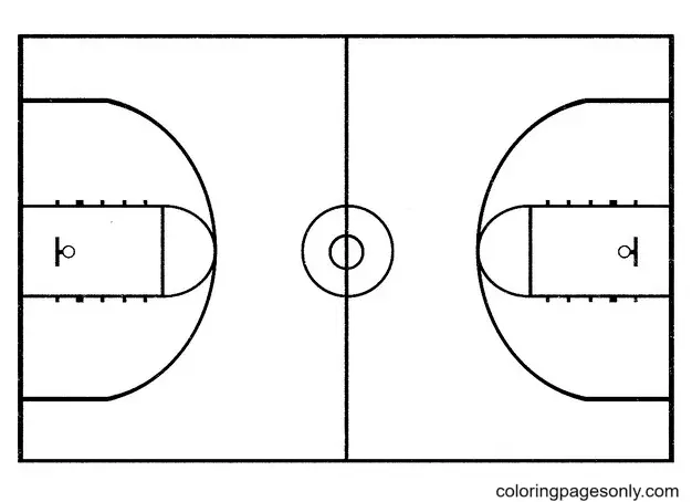 Ausmalbilder Basketball 38