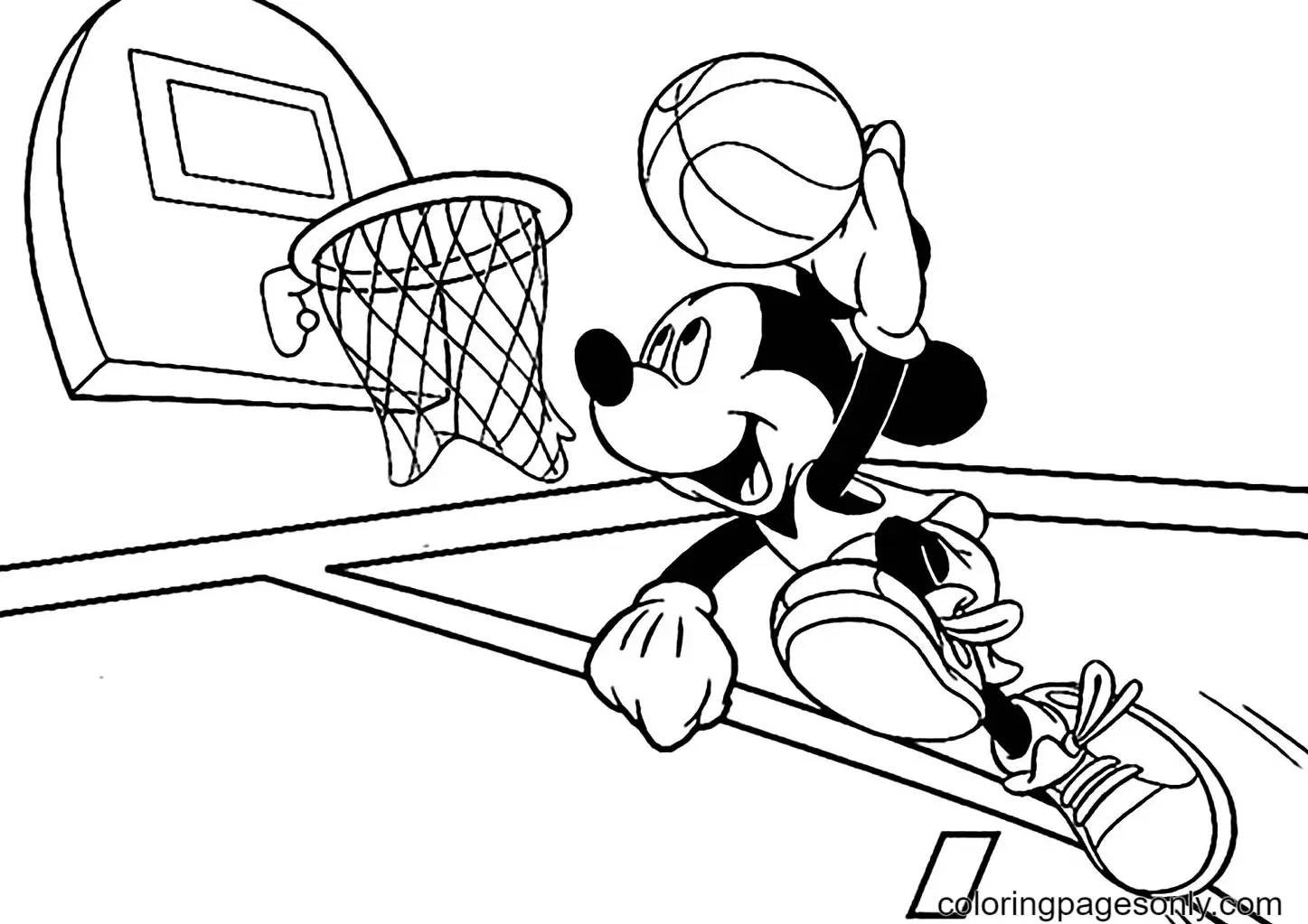Ausmalbilder Basketball 41