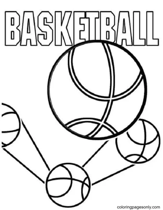 Ausmalbilder Basketball 43