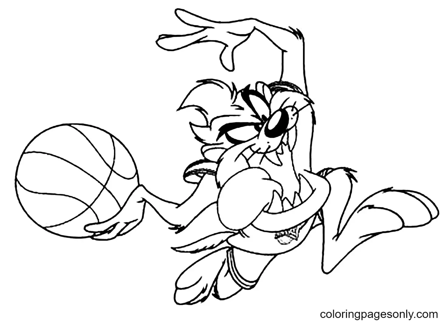 Ausmalbilder Basketball 45