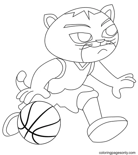 Ausmalbilder Basketball 47