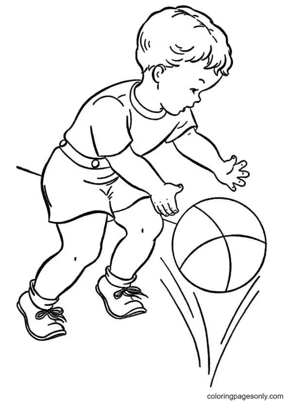 Ausmalbilder Basketball 48