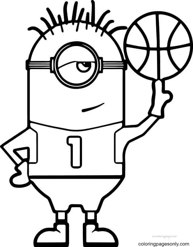 Ausmalbilder Basketball 5