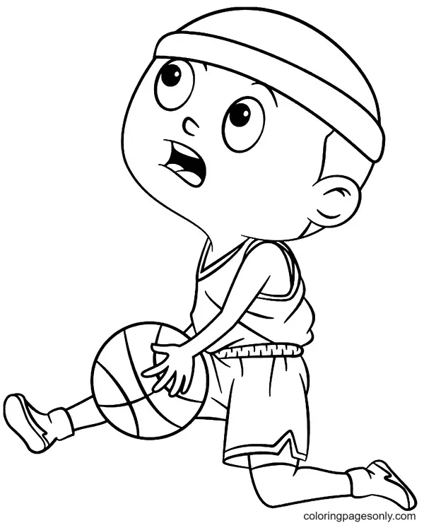 Ausmalbilder Basketball 51