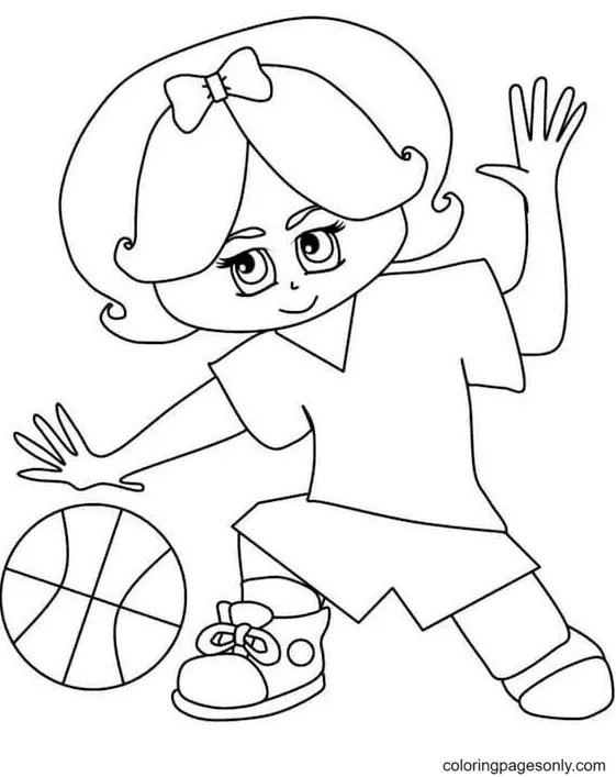 Ausmalbilder Basketball 53
