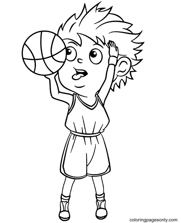 Ausmalbilder Basketball 65