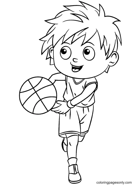 Ausmalbilder Basketball 68