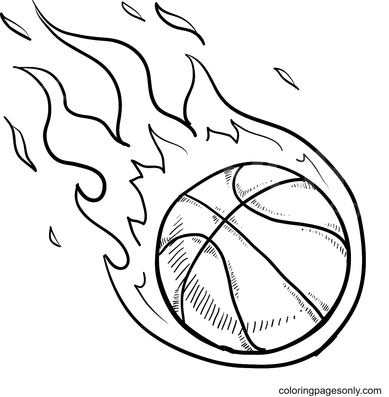 Ausmalbilder Basketball 7