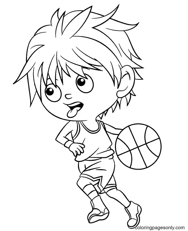 Ausmalbilder Basketball 70