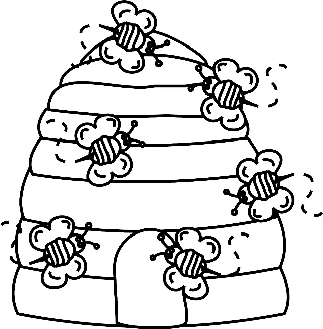 Bienen Ausmalbilder 12