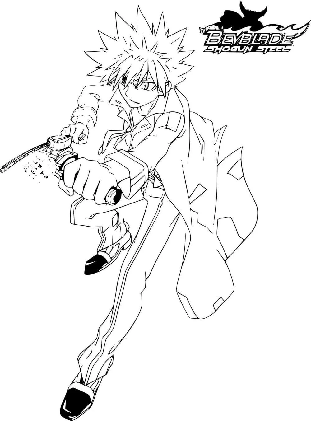 Desenhos de Beyblade Para Colorir 13