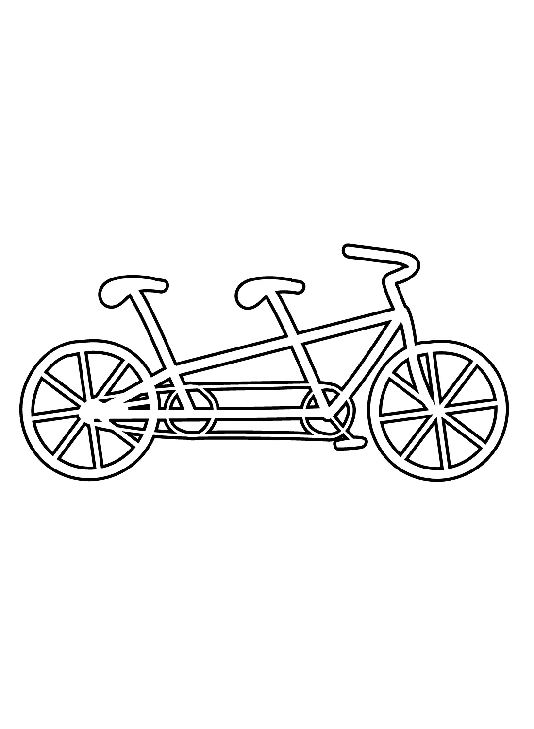 Desenhos de Bicicletas Para Colorir 41