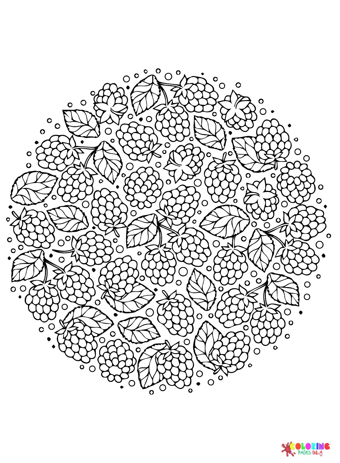 Moras Para Colorear 11