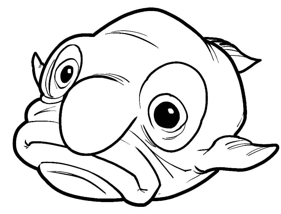 Blobfish Coloring Pages 21
