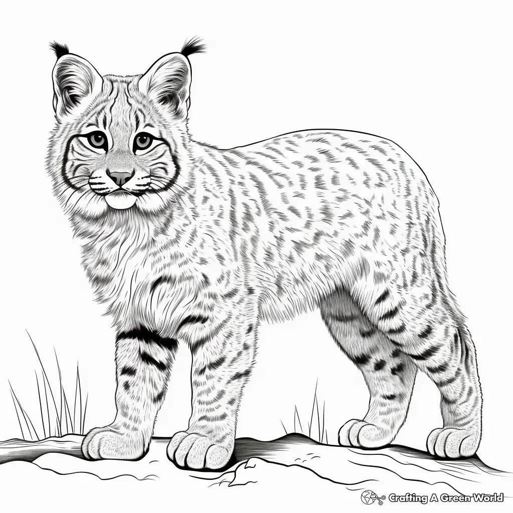 Bobcat Coloring Pages 16