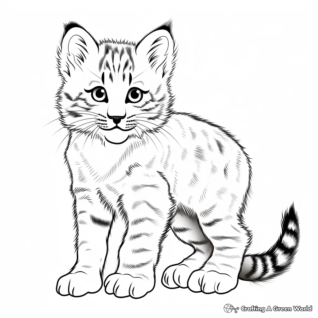 Bobcat Coloring Pages 2