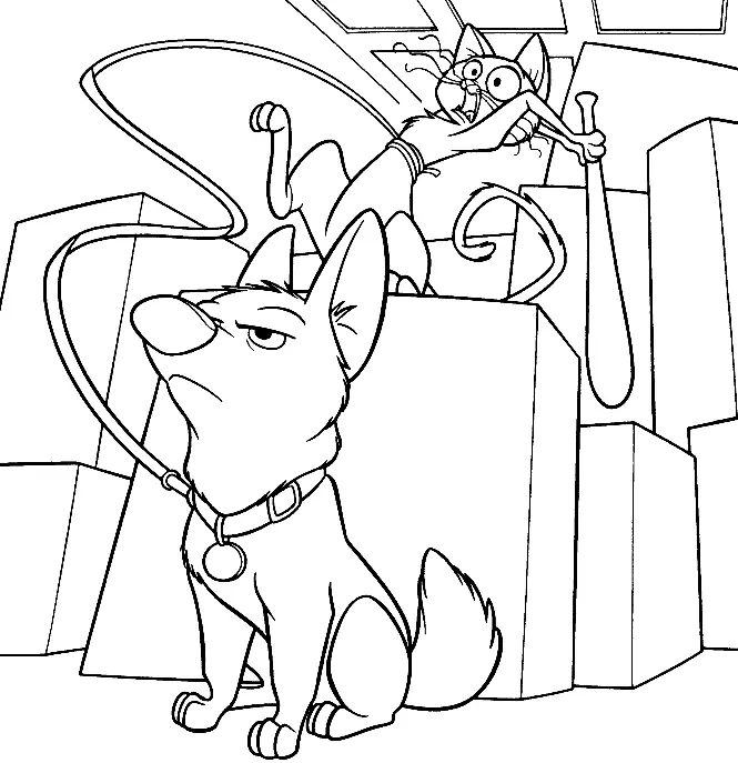 Bolt Coloring Pages 5
