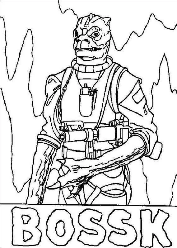 Cacador de Recompensa Para Colorir 16