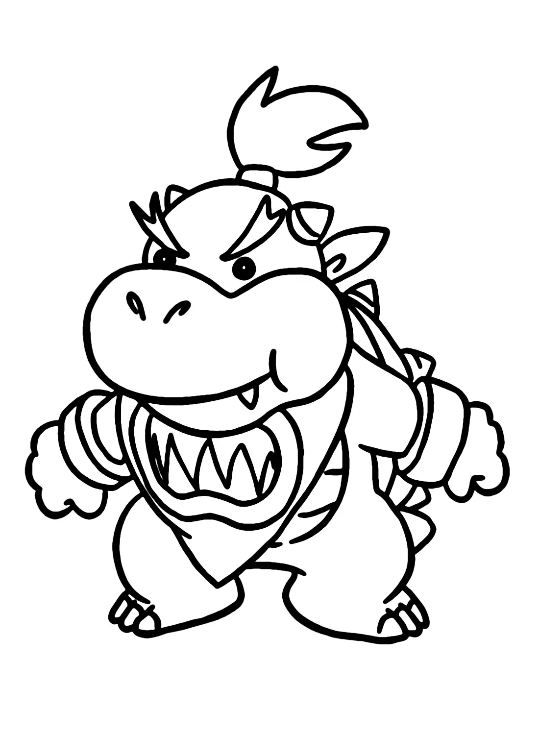 Bowser Jr Ausmalbilder 7