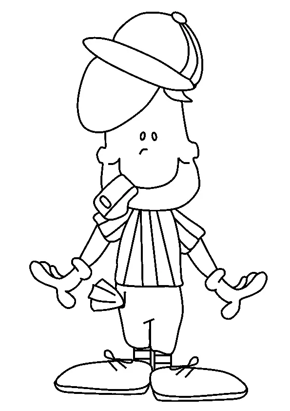 Desenhos de Boxe Para Colorir 41