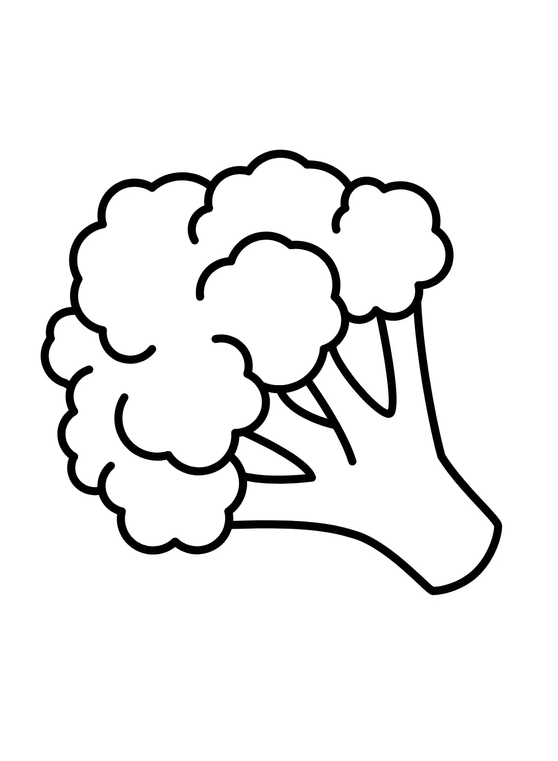 Desenhos de Brocolis Para Colorir 20