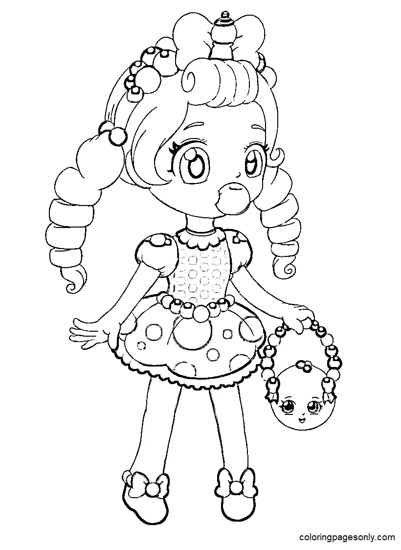 Bubbleisha Coloring Pages