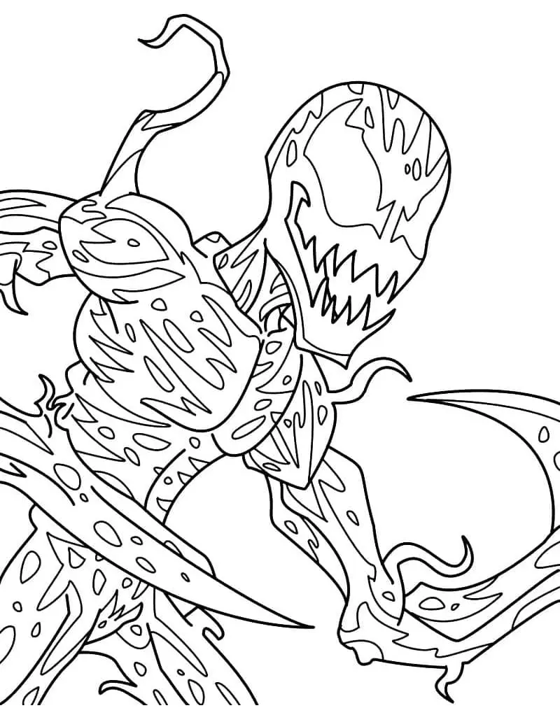 Desenhos de Carnage Para Colorir 15