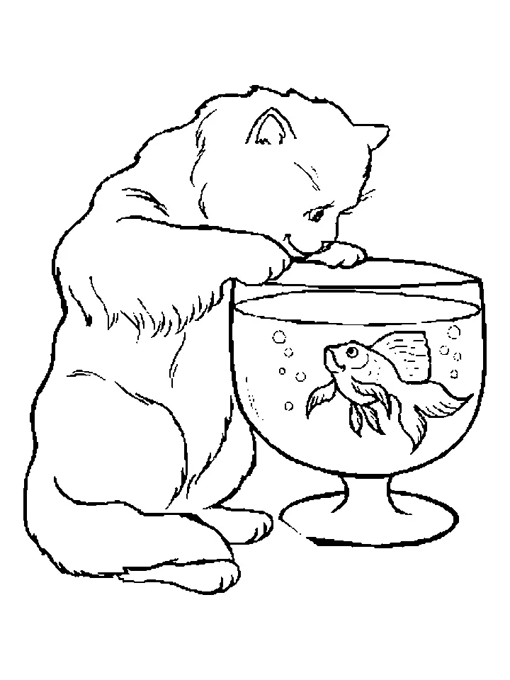 Katze Ausmalbilder 27