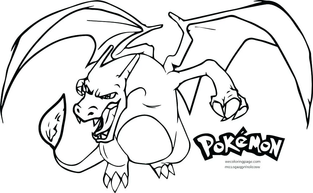 Charizard Coloring Pages 12