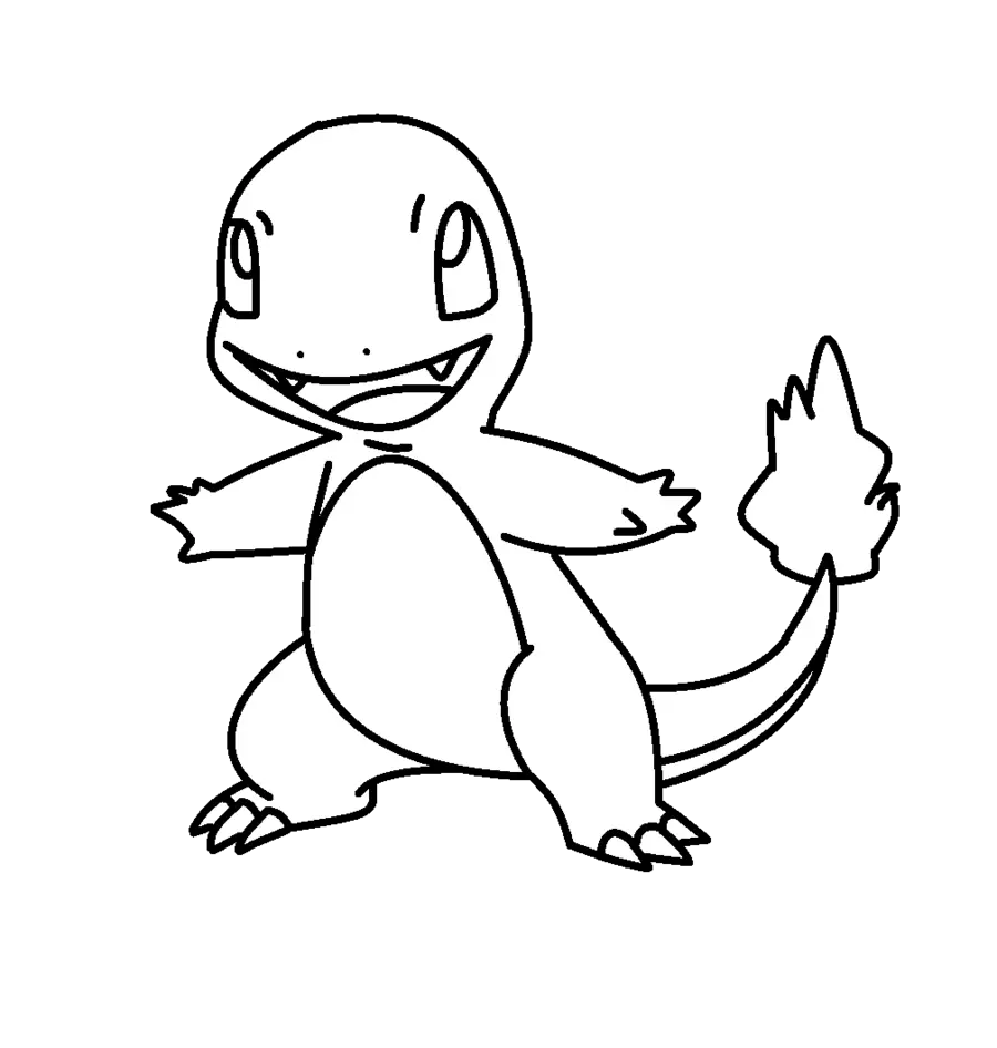 Charmander Ausmalbilder 9