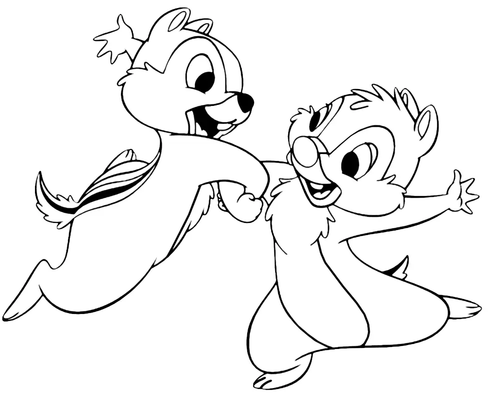 Chip and Dale Rescue Rangers Coloring Pages 28