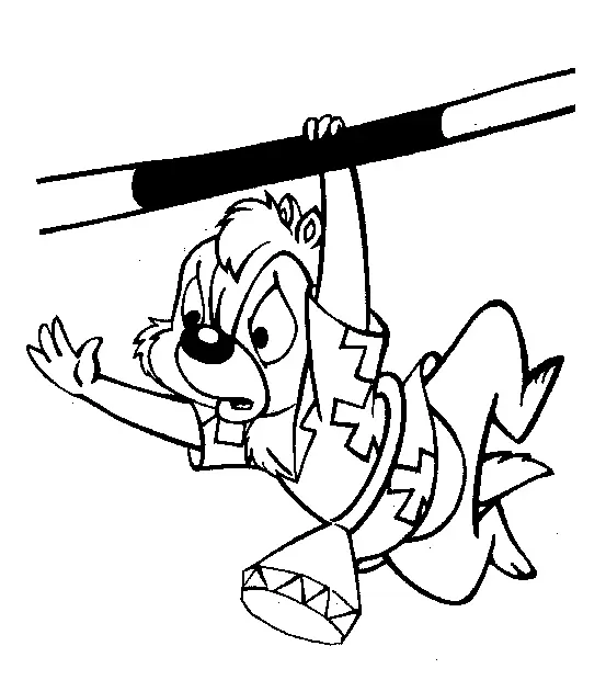 Chip and Dale Rescue Rangers Coloring Pages 60