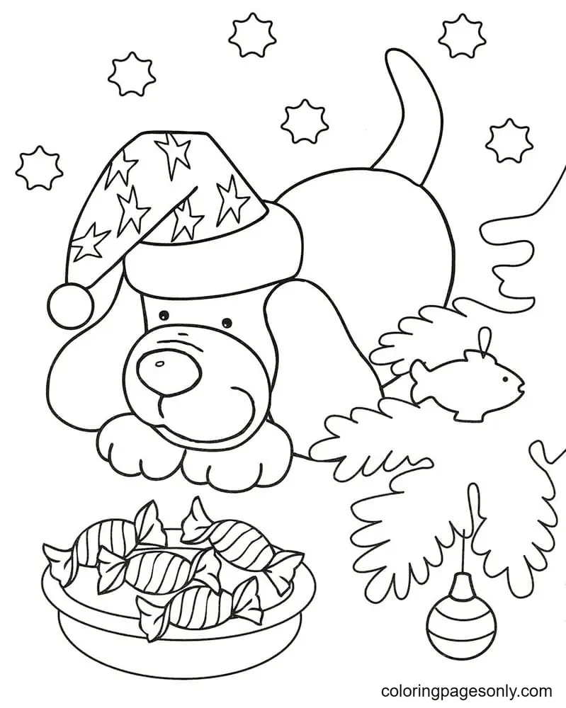 Animales Navidenos Para Colorear 40