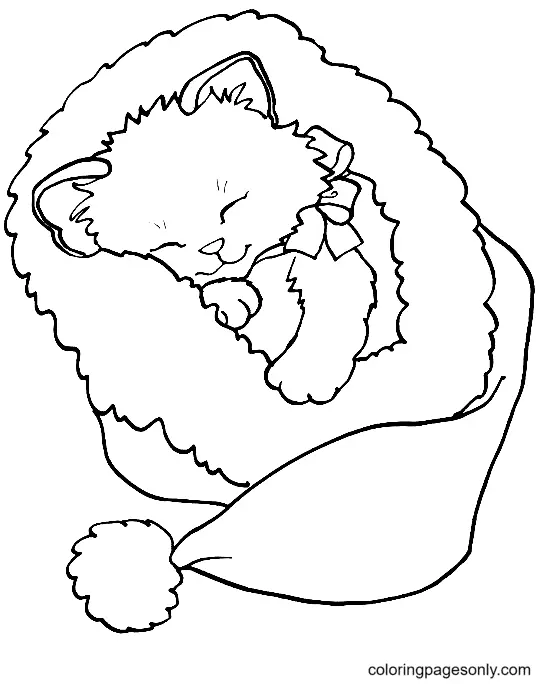 Animales Navidenos Para Colorear 5