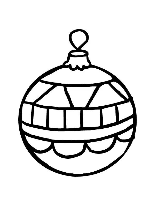 Weihnachtsdekoration Ausmalbilder 2